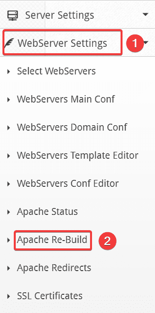 nâng cấp Apache trên Centos Web Panel