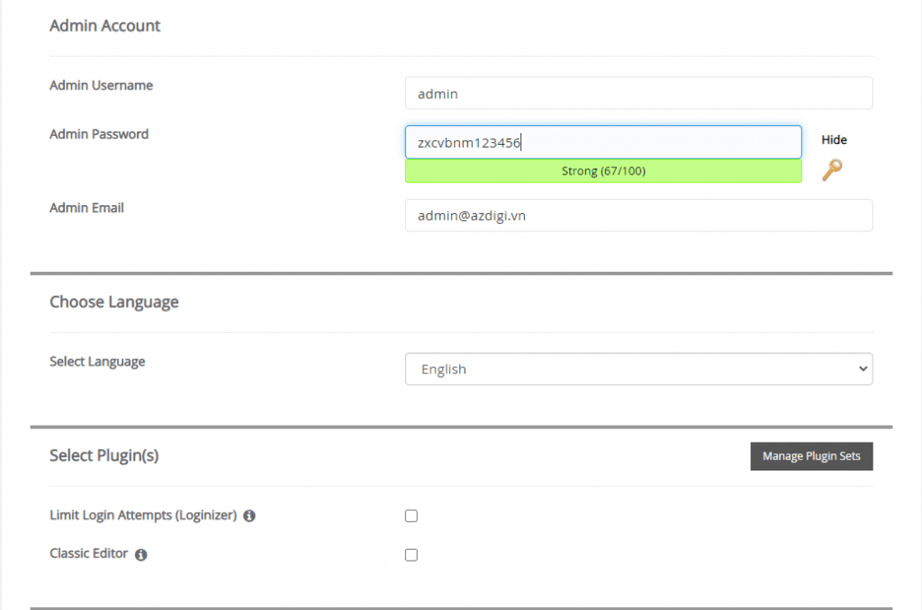 Softaculous trên Centos Web Panel