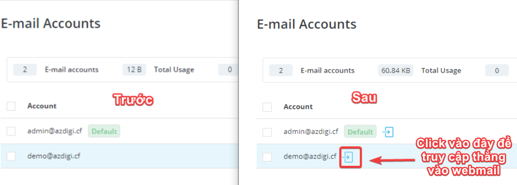 Bật tính năng One-Click Login for RoundCube trên Directadmin