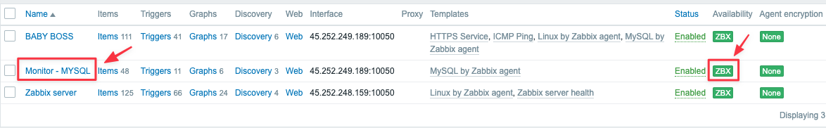 Giám sát MySQL/MariaDB với Zabbix Agent