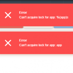 Sửa lỗi "Can't acquire lock for app" khi sửa app NodeJS trên Hosting